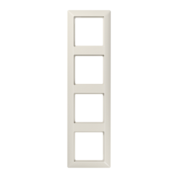 JUNG AS 500 Беж ударопрочный Рамка 4-я арт. AS584BF