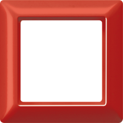 JUNG AS 500 Красная антибактериальная Рамка 1-ая арт. AS581GLRT