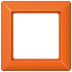 JUNG AS 500 Оранжевый Ударопрочный Рамка 1-я арт. AS581BFO