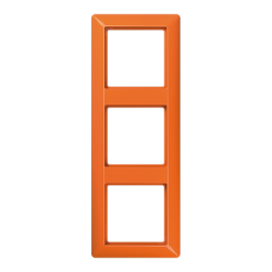 JUNG AS 500 Оранжевый ударопрочный Рамка 3-я арт. AS583BFO