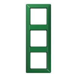 JUNG AS 500 Зеленый ударопрочный Рамка 3-я арт. AS583BFGN