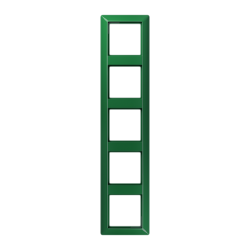 JUNG AS 500 Зеленый ударопрочный Рамка 5-я арт. AS585BFGN
