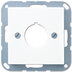 JUNG AS 500 Бел Крышка для установки специальных гнезд, диам. 22,5 мм арт. A564WW