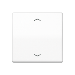 JUNG AS 500 Бел Накладка нажимного электронного жалюзийного выключателя с ДУ (радио) арт. AS5232FWW