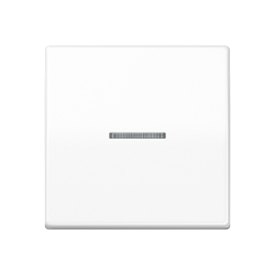 JUNG AS 500 Бел Накладка светорегулятора/выключателя нажимного с ДУ(радио) с индикацией арт. AS1561.07FKOWW