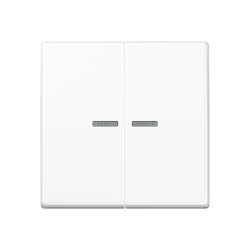 JUNG AS 500 Бел антибактериальный Клавиша 2-я с/п арт. ABAS591-5KO5WW