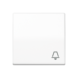 JUNG AS 500 Бел Клавиша для выключателя с символом "звонок" арт. AS591KWW