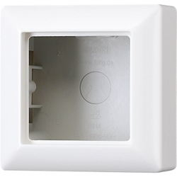 JUNG AS 500 Белая Коробка 1-ая для накладного монтажа арт. AS581AWW