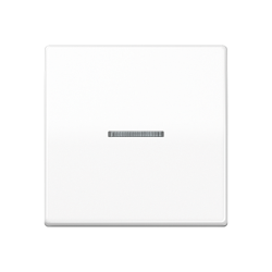 JUNG AS 500 Бел Накладка светорегулятора/выключателя нажимного с индикацией арт. AS1561.07UWW