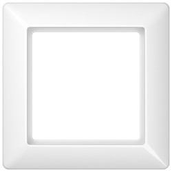 JUNG AS 500 Белая Рамка 1-ая арт. AS581WW