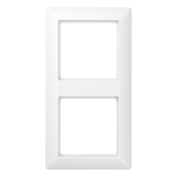 JUNG AS 500 Белая Рамка 2-ая ударопрочная арт. AS582BFWW