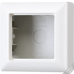 JUNG AS 500 Беж Коробка 1-я для накладного монтажа арт. AS581AW