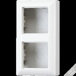 JUNG AS 500 Беж Коробка 2-я для накладного монтажа арт. AS582AW