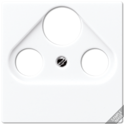 JUNG AS 500 Бежевая Накладка TV-SAT-FM розетки арт. A561PLSAT