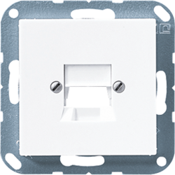 JUNG Белый Крышка для модульных гнезд AMP 3 арт. A569-1NWEWW