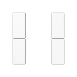 JUNG Белый Набор накладок 2 группы арт. A502TSAWW