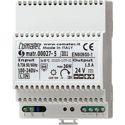 JUNG Блок питания 24В для Smart Panel, на DIN рейку арт. NT2415REGVDC