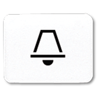 JUNG CD 500/CD plus Бел Линза с символом ЗВОНОК для клавиши с окошком арт. 33KWW