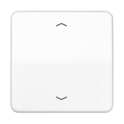 JUNG CD 500/CD plus Бел Накладка нажимного электронного жалюзийного выключателя с ДУ(радио) арт. CD5232FWW