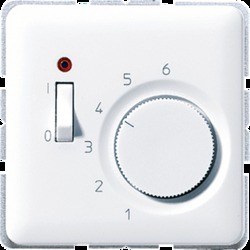 JUNG CD 500/CD plus Бел Термостат комнатный, 10(4)А арт. TRCD231WW