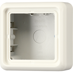 JUNG CD 500/CD plus Беж Коробка для накладного монтажа 1-я с рамкой арт. CD581AW