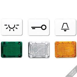 JUNG CD 500/CD plus Беж Линза с символом КЛЮЧ для клавиши с окошком арт. 33T