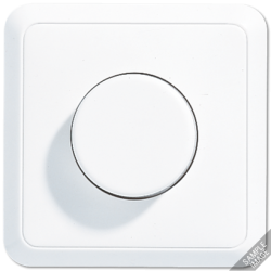 JUNG CD 500/CD plus Беж Светорегулятор для л/н в сборе с рамкой 60-400W арт. 5544.02V