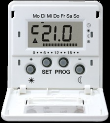 JUNG CD 500/CD plus Бронза Дисплей термостата с таймером(мех. UT238E) арт. CDUT238DGB