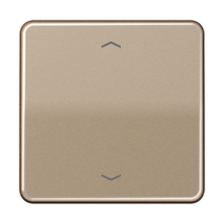 JUNG CD 500/CD plus Бронза Накладка нажимного электронного жалюзийного выключателя ДУ(радио) арт. CD5232FGB