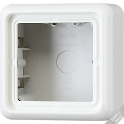 JUNG CD 500/CD plus Коричневый Коробка накладная 1-кратная, 85х85х47мм арт. CD581ABR