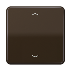 JUNG CD 500/CD plus Коричневый Накладка нажимного электронного жалюзийного выключателя с ДУ(радио) арт. CD5232FBR