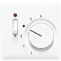 JUNG CD 500/CD plus Светло-серый Накладка термостата комнатного с выкл.(мех TR231U,TR241U) арт. CDTR231PLLG
