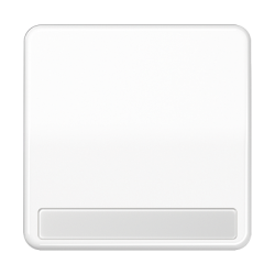 JUNG CD 500/CD plus Бел Клавиша 1-я с полем для надписи арт. CD590NAWW