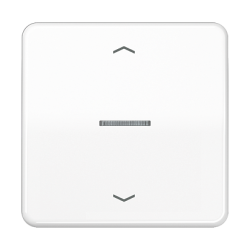 JUNG CD 500/CD plus Бел Накладка нажимного электронного жалюзийного выключателя арт. CD5232WW