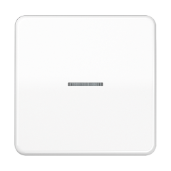 JUNG CD 500/CD plus Бел Накладка светорегулятора/выключателя нажимного с индикацией арт. CD1561.07UWW