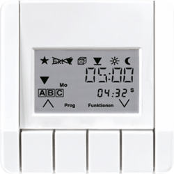 JUNG CD 500/CD plus Бел Накладка жалюзийного выключателя УНИВЕРСАЛ с таймером арт. CD5232T3WW