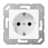 JUNG CD 500/CD plus Белая Розетка Schuko с авт заж арт. CD5120BFWW