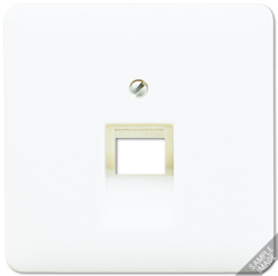 JUNG CD 500/CD plus Бежевая Накладка 1-ой наклонной ТЛФ/комп розетки арт. 569-1UA