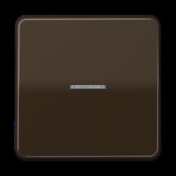 JUNG CD 500/CD plus Коричневый Накладка светорегулятора/выключателя нажимного с индикацией арт. CD1561.07UBR