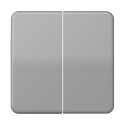 JUNG CD 500/CD plus Серый Накладка светорегулятора 2-х канального нажимного арт. CD1565.07GR