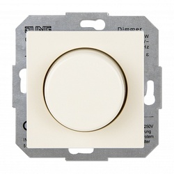 JUNG EcoProfi Мех Светорегулятор поворотный 400W для л/н (вкл поворотом) арт. 5544.02VEINS