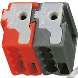 JUNG KNX/EIB Соединительный разъем двойной  для питания белый\желтый арт. 2050GEWS