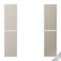 JUNG KNX Хром Комплект накладок 2 группы арт. GCR2502TSA