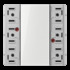 JUNG KNX Кнопочный модуль универсальный 3 группы арт. LS5093TSM