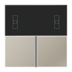 JUNG KNX LS 990 Edelstahl Комплект накладок терморегулятора арт. ES4093TSA