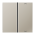 JUNG KNX LS 990 Edelstahl Комплект накладок, 1 группа+жалюзи арт. ES2401TSAP