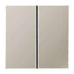 JUNG KNX LS 990 Edelstahl Комплект накладок, 2 группы арт. ES2402TSA