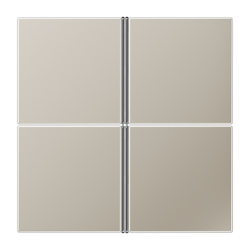 JUNG KNX LS 990 Edelstahl Комплект накладок, 4 группы арт. ES2404TSA