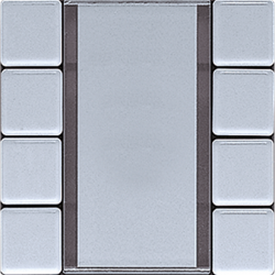 JUNG KNX LS Алюминий Клавиша 4-я для 2070 U арт. AL2094NABS