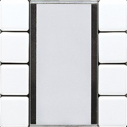 JUNG KNX LS Белый Настенный плоский пульт управления, 4 канала арт. LS44FWW